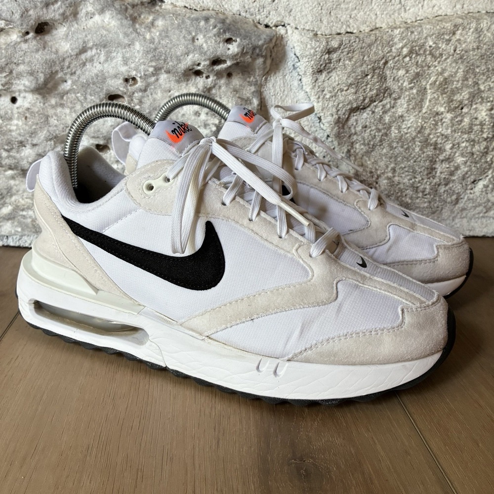 Nike Air Max Dawn White Cream Light Bone Lace Up Sneakers Shoes Womens 9